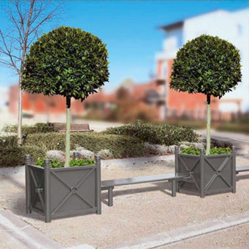 Jardinera Província acabat en només acer